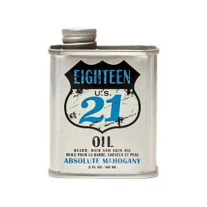 18.21 Man Made Szakáll-, haj- és bőrolaj Absolute Mahogany többcélú olaj szakállra