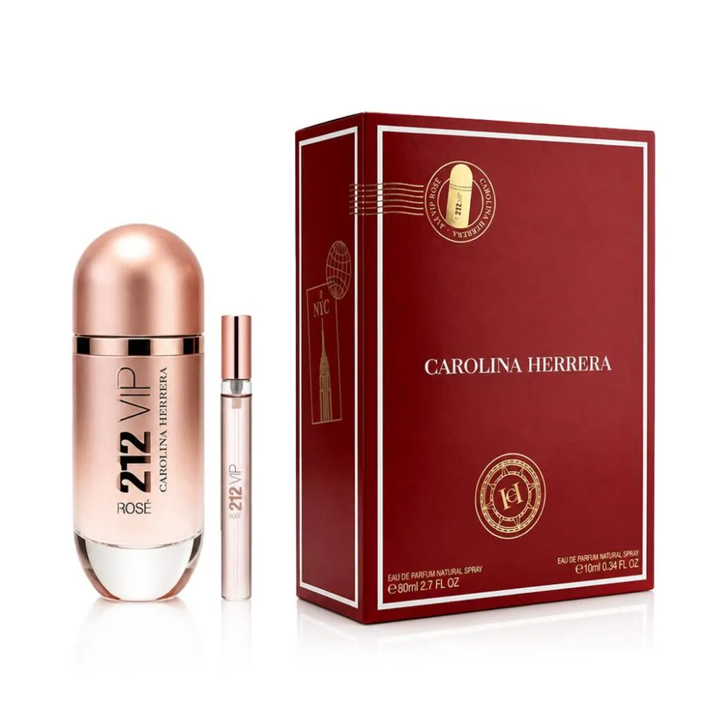 212 VIP Rosé 80 ml + EDP MINI parfüm nőknek 10 ml