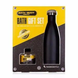 Accentra Accentra Bath Body Toolkit Bath Gift Set Shower Gel 140 ml + Thermobottle