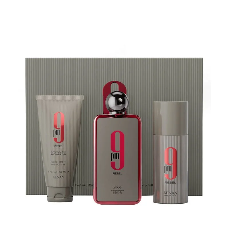 9 pm Rebel 100 ml + testpermet 150 ml + SG Eau de Parfum uniszex