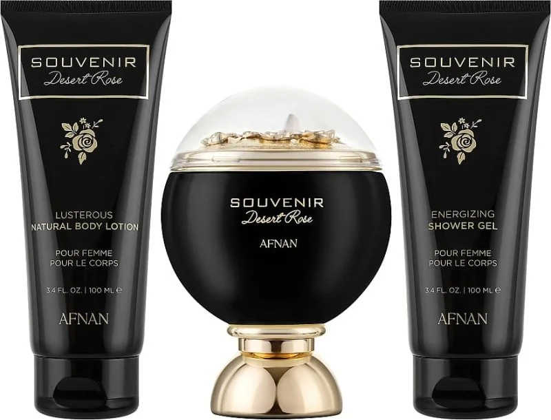 Souvenir Desert Rose U parfüm 100 ml + testápoló 100 ml + tusfürdő