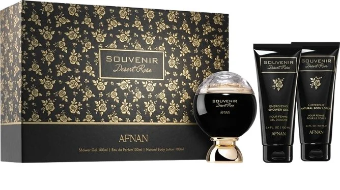 Souvenir Desert Rose U parfüm 100 ml + testápoló 100 ml + tusfürdő