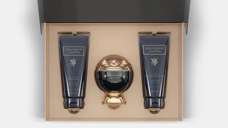 Souvenir Desert Rose U parfüm 100 ml + testápoló 100 ml + tusfürdő