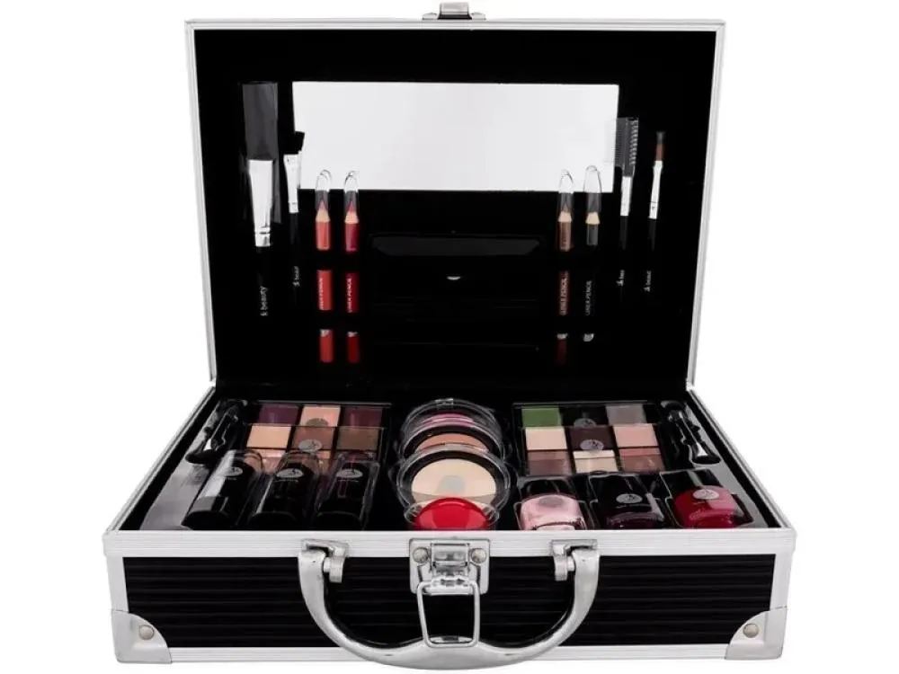 All About Beauty Black Case komplett sminkpaletta