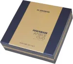 Amber Oud Bleu Edition ajándékszett uniszex eau de parfum 75 ml + eau de parfum 30 ml + dezodor spray 200 ml