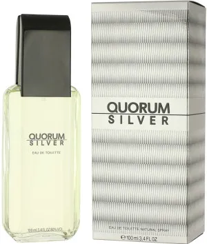 Antonio Puig Quorum Silver eau de toilette 100 ml férfiaknak