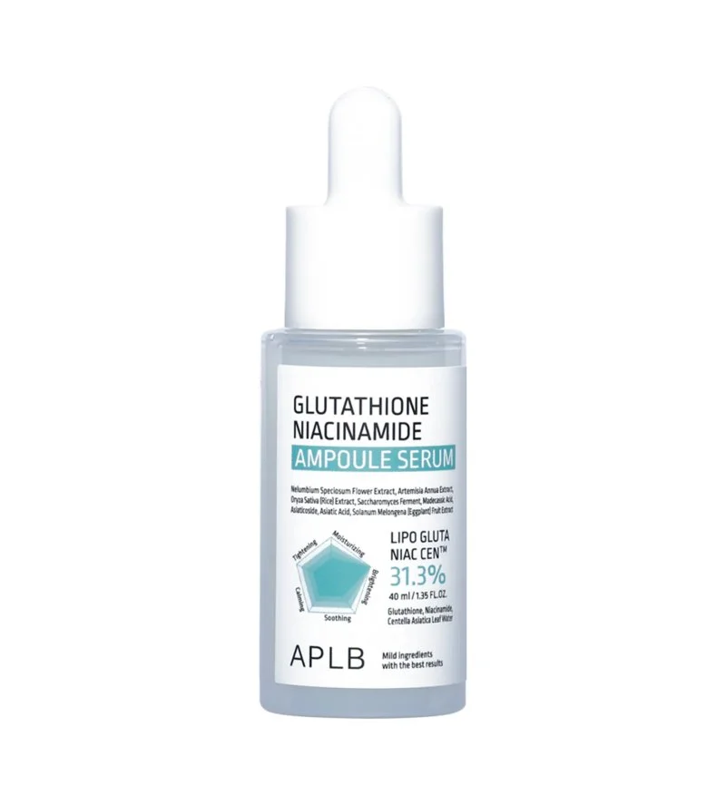 Glutathione Niacinamide ampullás ragyogásfokozó arcszérum 40 ml