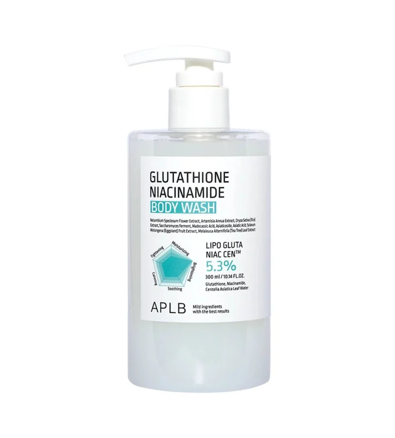 Glutathione Niacinamide hidratáló és ragyogást adó tusfürdő 300 ml