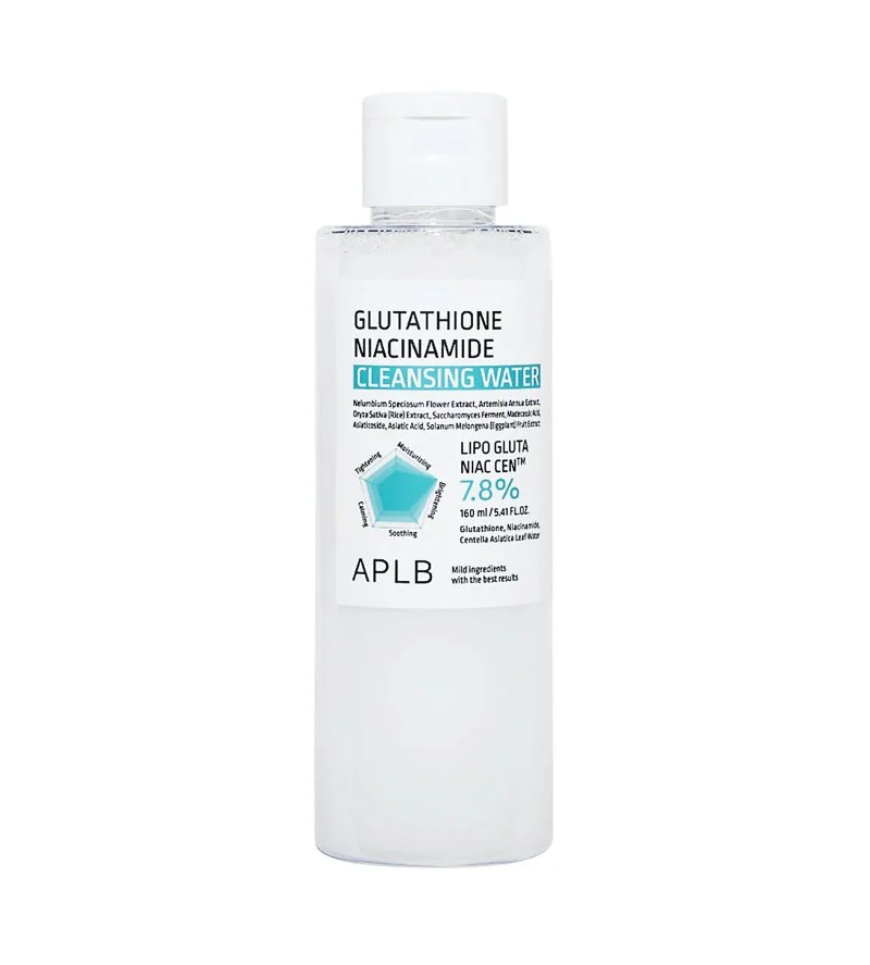 Glutathione Niacinamide Cleansing Water hidratáló és ragyogást adó micellás víz 160 ml