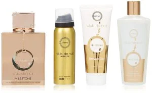 Armaf Club de Nuit Milestone Szett - parfüm 30 ml + hajpermet 55 ml + szappan 130 g + testpermet