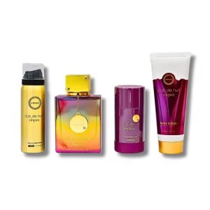 Armaf Club de Nuit Untold szett – 105 ml eau de parfum + testpermet 50 ml + dezodor stift 75 g + testápoló