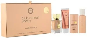 Armaf Club de Nuit Woman szett – 30 ml Eau de Parfum + hajparfüm 55 ml + deo stift 75 g + kézkrém 50 ml