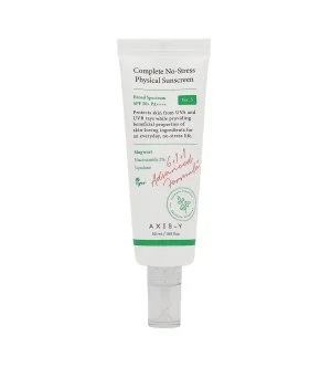 Axis-y Complete No-Stress Physical Sunscreen V.3 ásványi fényvédő krém SPF 50+ PA++++