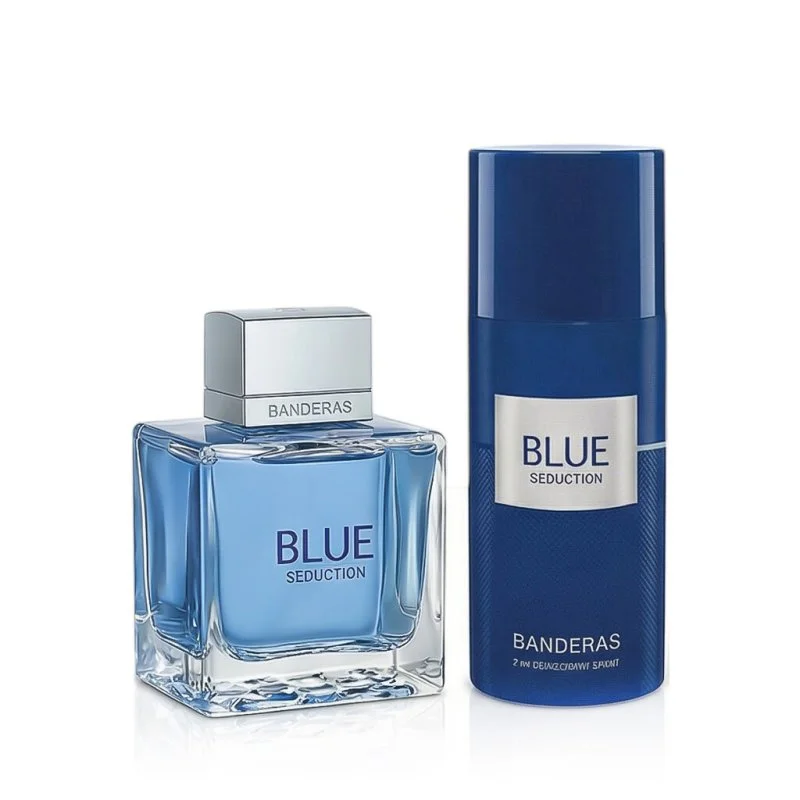 Blue Seduction for Men 100 ml + DEO spray toalettvíz férfiaknak 150 ml
