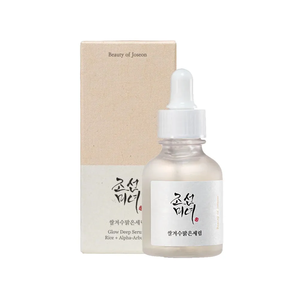 Glow Deep Serum Rice + Arbutin ragyogást adó szérum a bőrtónus egységesítésére 30 ml