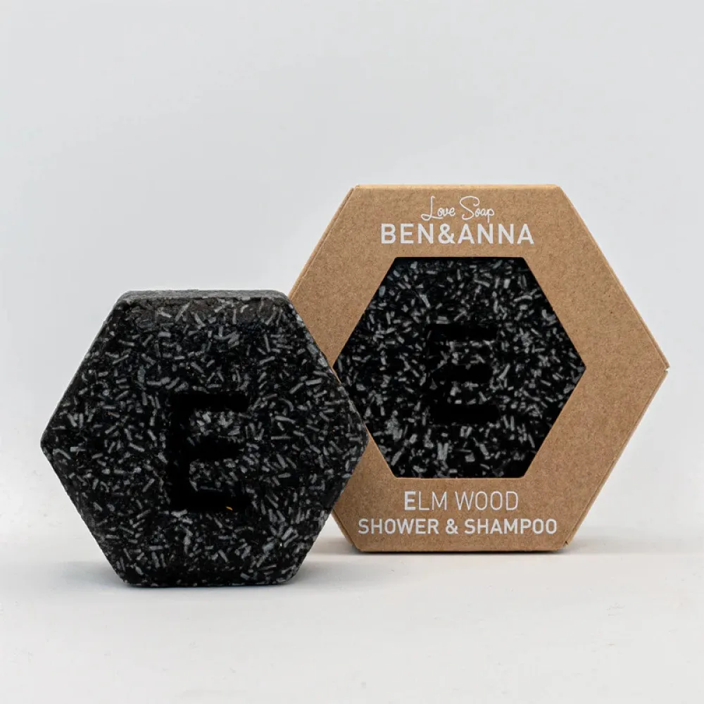 Ben & Anna Tápláló szilárd sampon hajra és testre 2in1 - Kelet varázsa (60 g)