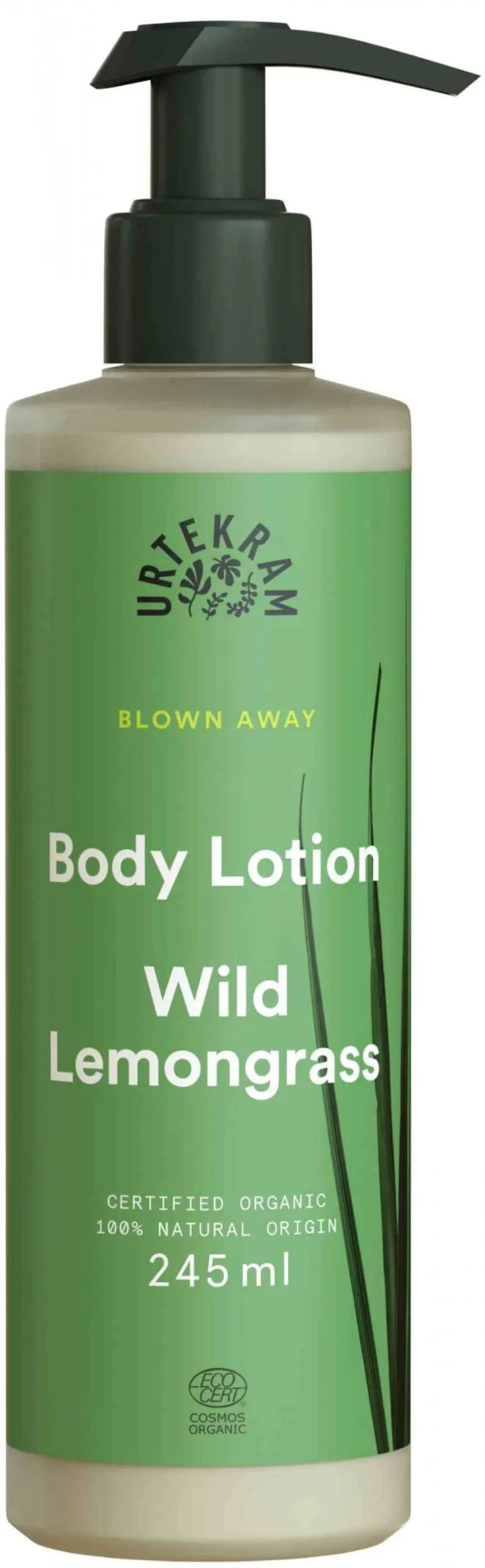 Urtekram Bio testápoló tej citromfű 245 ml