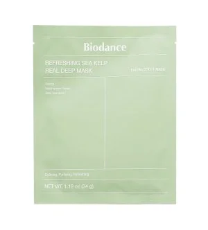 Biodance Refreshing Sea Kelp Real Deep Mask nyugtató hidrogél arcmaszk 34 g