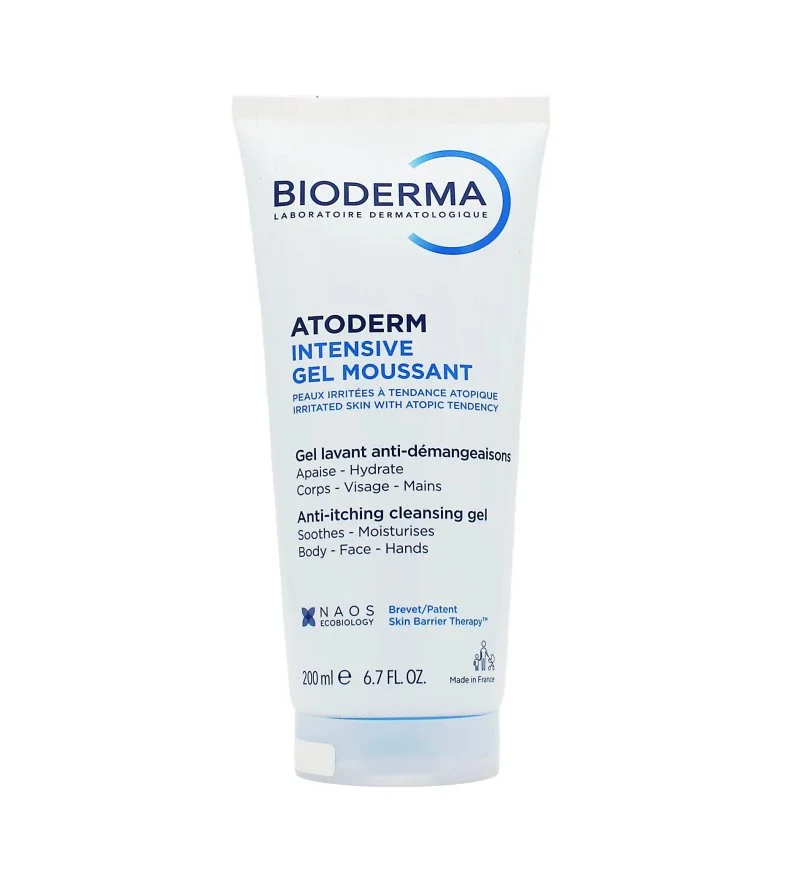 Atoderm Intensive Gel Moussant nagyon tápláló habzó gél 200 ml