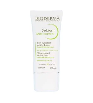 Bioderma Sébium Mat Control könnyű hidratáló krém a bőr fényesedése és a kitágult pórusok ellen