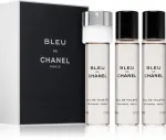Bleu de Chanel EDT utántöltő 2 x 20 ml + EDT utántöltő szórófejjel 20 ml Férfiaknak 60 ml