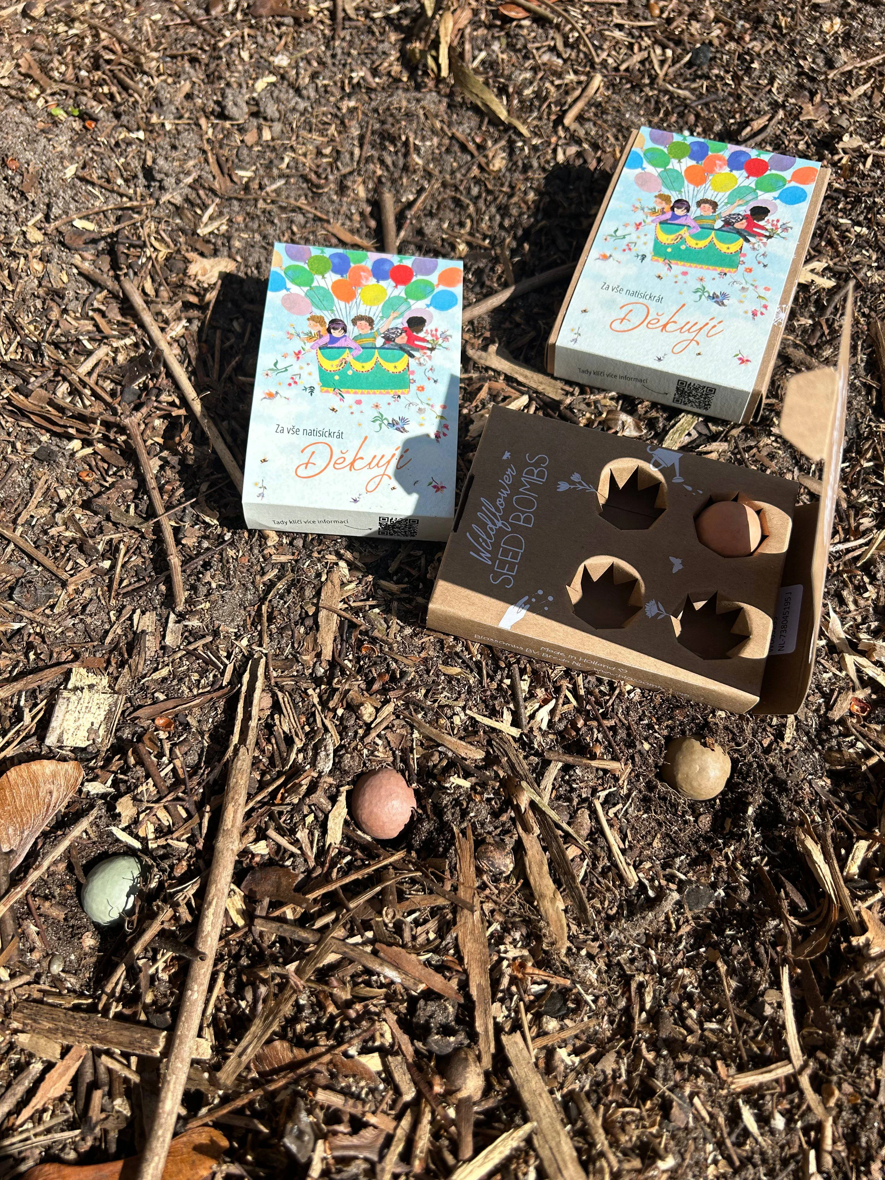 Blossombs Magbombák - Mini ajándékcsomag - Mindenért ezerszer köszönöm (4 db) - ajándékozz virágot másképp