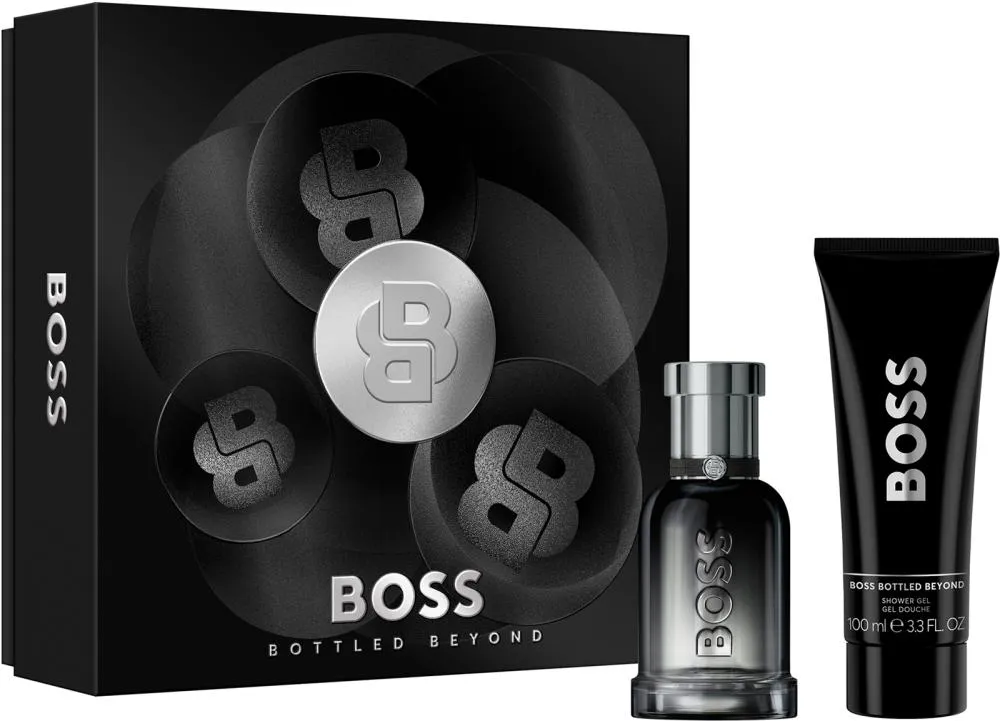 Boss Boss Bottled Beyond 50 ml + tusfürdő 100 ml eau de parfum férfiaknak