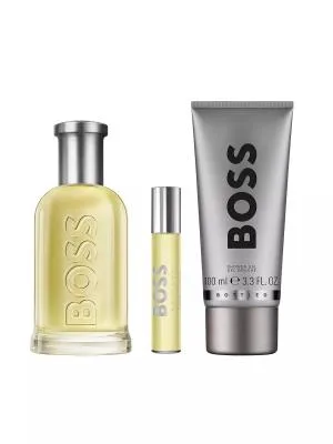 Hugo Boss Boss Bottled EDT 100 ml + EDT MINI 10 ml + SG 100 ml Férfiaknak