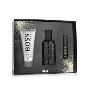 Boss Boss Bottled Parfüm 100 ml + Parfüm MINI 10 ml + SG parfüm férfiaknak