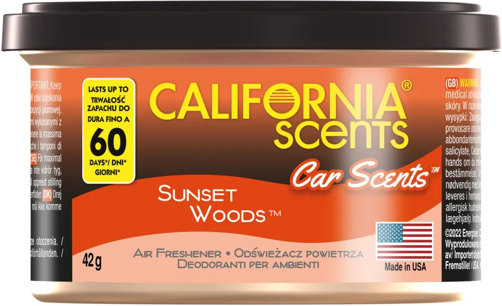 Car Scents Sunset Woods autóillatosító 42 g