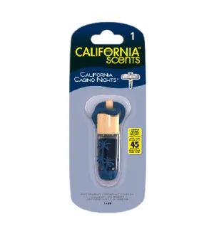California Scents Hanging Vial California Casino Nights autóillatosító 5 ml