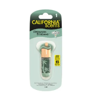California Scents Hanging Vial Redwood Streams autóillatosító 5 ml