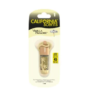 California Scents Hanging Vial Vanilla Paradise illatosító autóba 5 ml