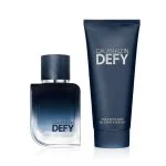 Defy Eau de Parfum (EDP) 50 ml + tusfürdő testre és hajra férfiaknak 100 ml
