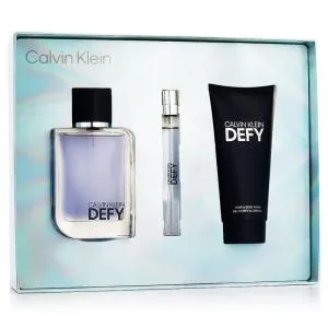 Calvin Klein Calvin Klein Defy EDT 100 ml + EDT MINI 10 ml + SG na tělo i vlasy 100 ml M