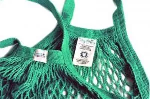 Casa Organica (Tierra Verde) Hálós sapka rövid füllel - türkizkék