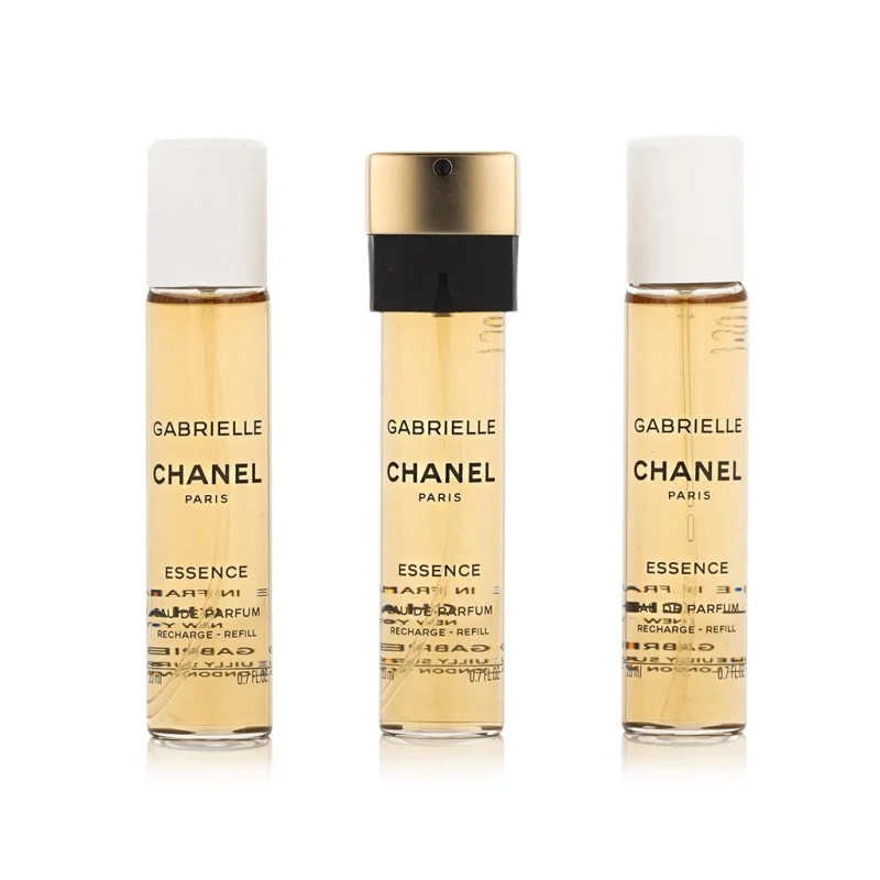 Chanel Gabrielle Essence 3 x 20 ml utántöltő zsebsprayhez eau de toilette nőknek