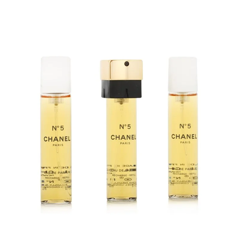 Chanel No 5 utántöltő 2 x 20 ml + EDP szórófejes utántöltő eau de parfum nőknek 20 ml