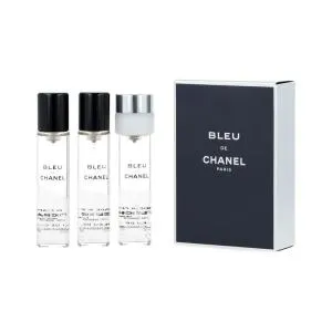 Chanel Bleu de Chanel EDT utántöltő 2 x 20 ml + EDT utántöltő szórófejjel 20 ml Férfiaknak