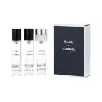 Bleu de Chanel EDT utántöltő 2 x 20 ml + EDT utántöltő szórófejjel 20 ml Férfiaknak 60 ml