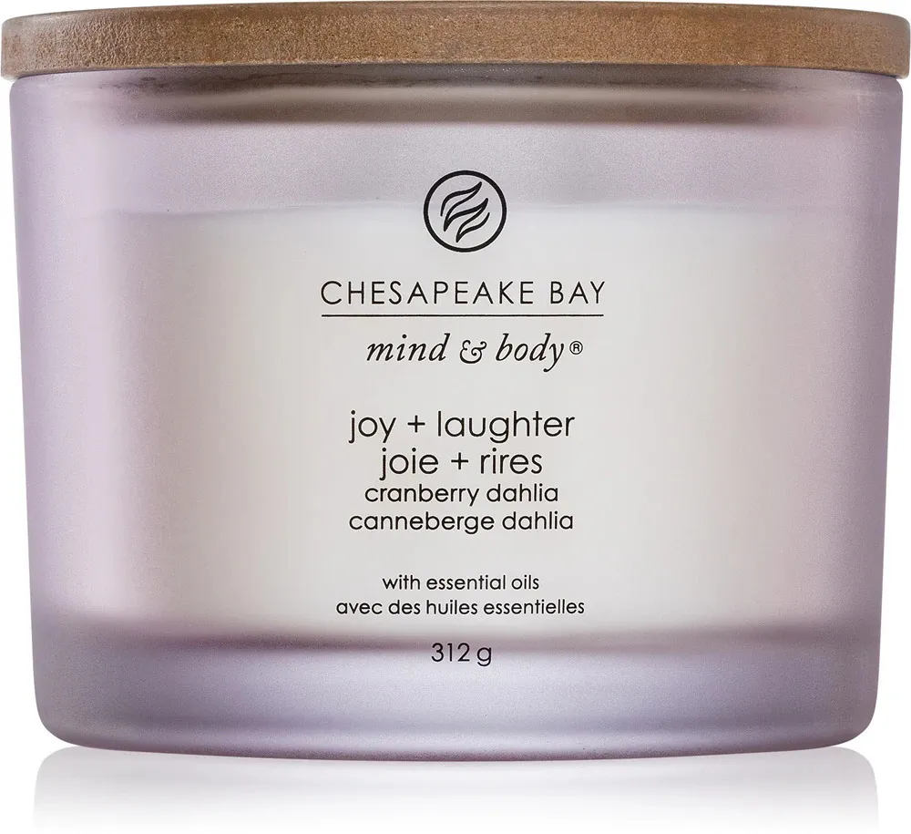 Joy + Laughter vonná svíčka se 3 knoty pro muže 312 g