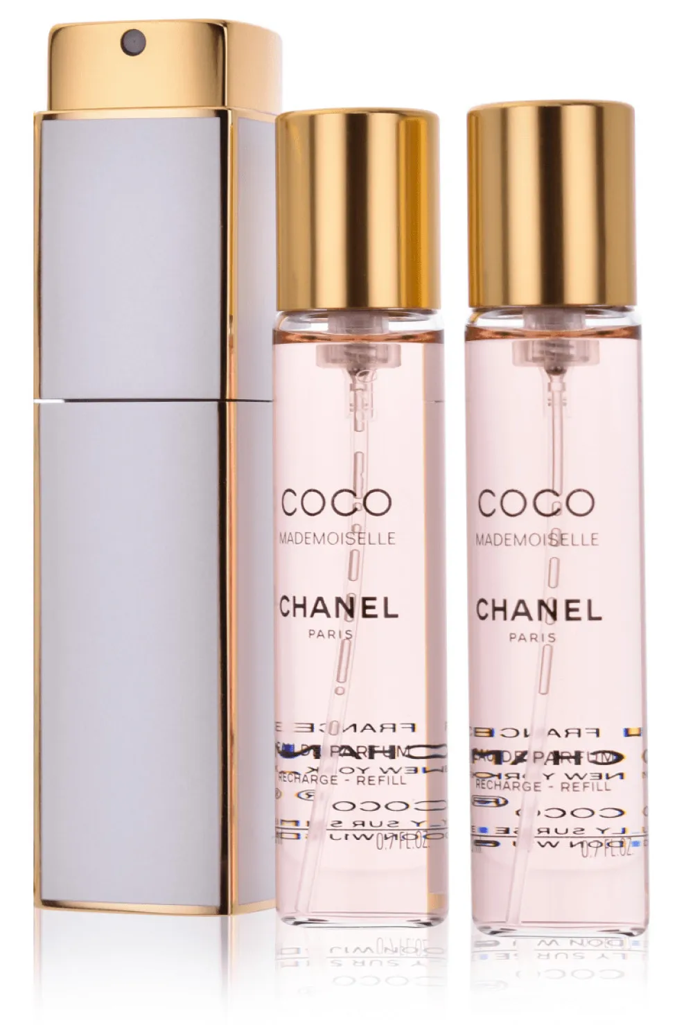 Coco Mademoiselle EDT utántöltő 2 x 20 ml + EDT utántöltő permetezővel 20 ml W 60 ml