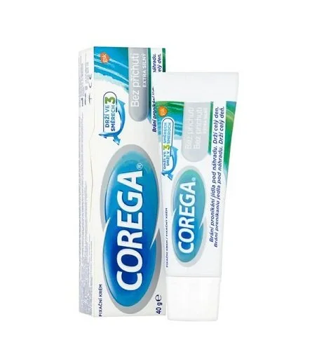 Ízmentes extra erős műfogsorrögzítő krém 40 g