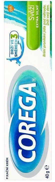 Corega Friss extra erős műfogsorrögzítő krém 40 g
