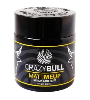 CrazyBull MattMeUp Matte Paste matt hajformázó paszta közepes tartású 100 g