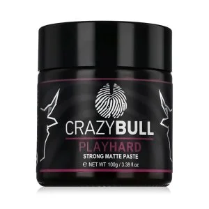 CrazyBull Play Hard erős tartású matt paszta 100 g