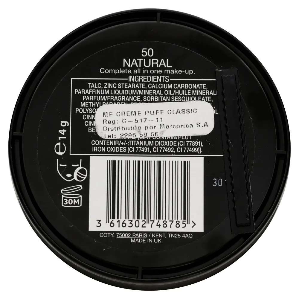 Creme Puff kompakt púder 14g - 50 Natural