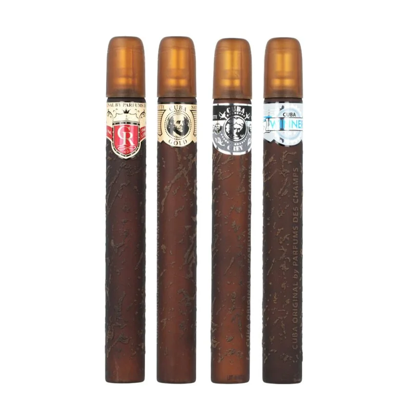Cuba Cuba szett Yellow 35 ml + EDT Blue 35 ml + EDT Red 35 ml + EDT Orange toaletvíz férfiaknak