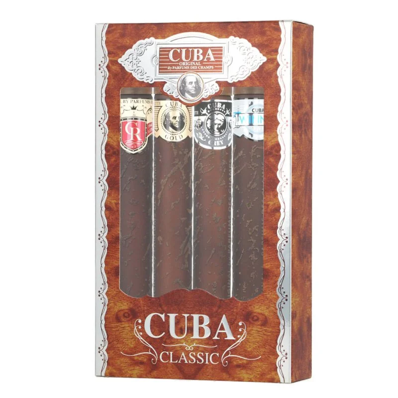 Cuba Cuba szett Yellow 35 ml + EDT Blue 35 ml + EDT Red 35 ml + EDT Orange toaletvíz férfiaknak