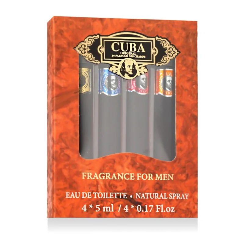 Cuba Fragrance For Men MINI szett 4 x eau de toilette férfiaknak